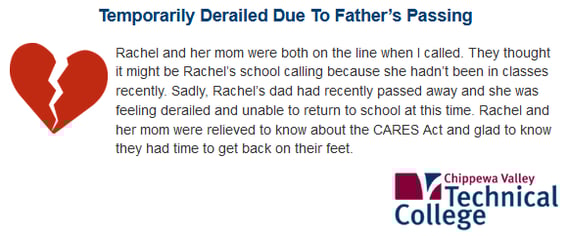 Dad Passing Student Story