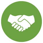 Shaking hands