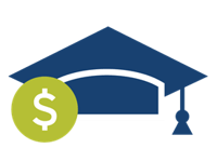Graduation Cap Dollar Sign