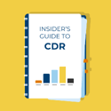 An illustration of a spiral bound document titled Insider's Guide to CDR