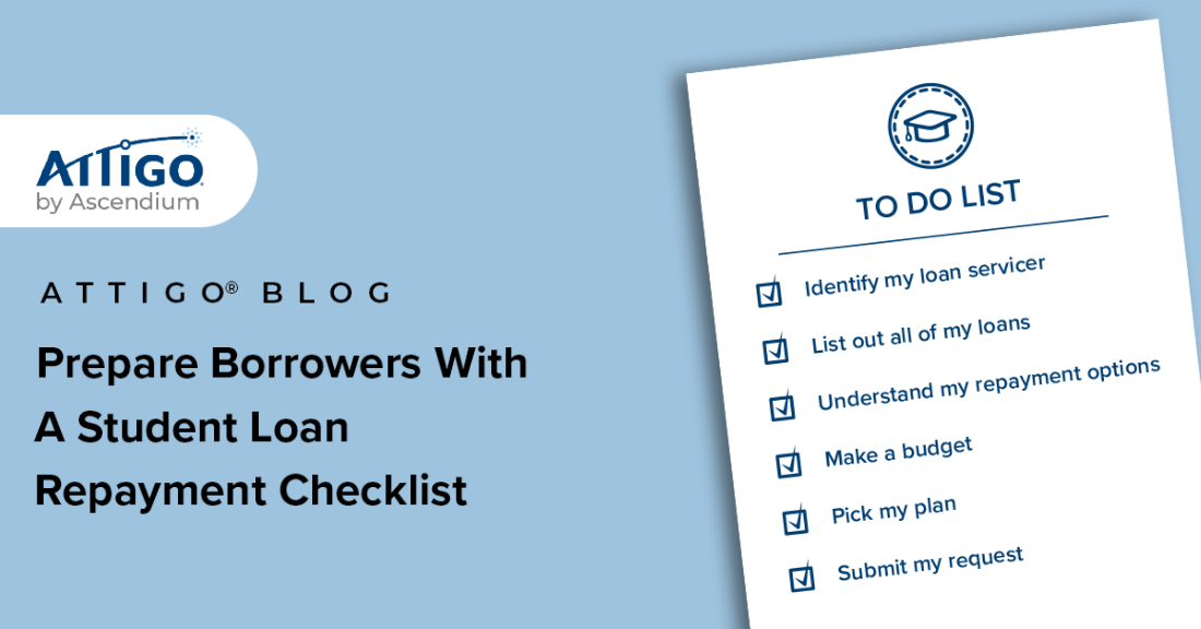 Student loan repayment checklist